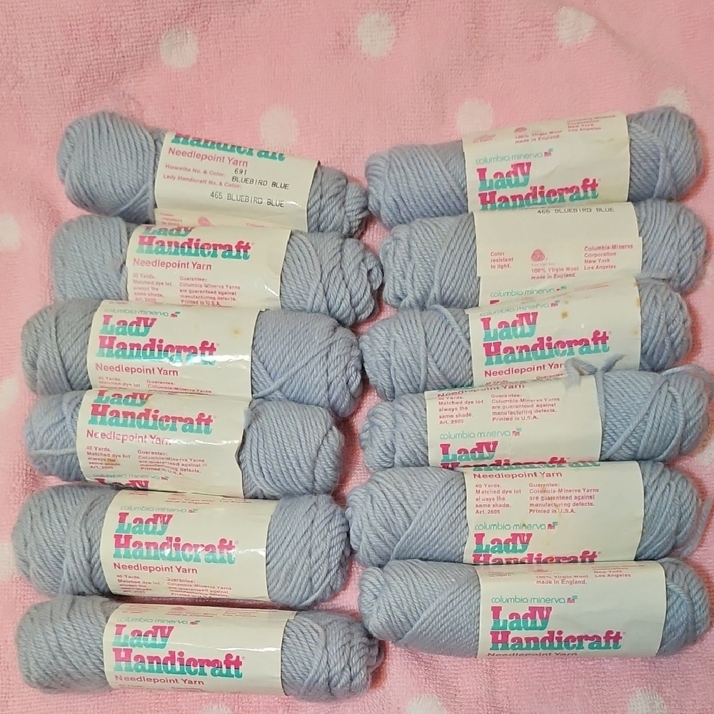 Lady Handicraft Needlepoint Yarn in Light Blue